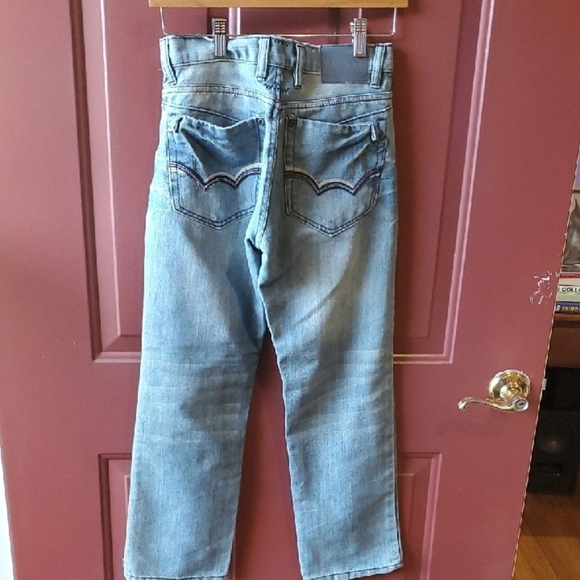 F.U.S.A.I. Classic Blue Denim Straight-Leg Jeans - Picture 5 of 10